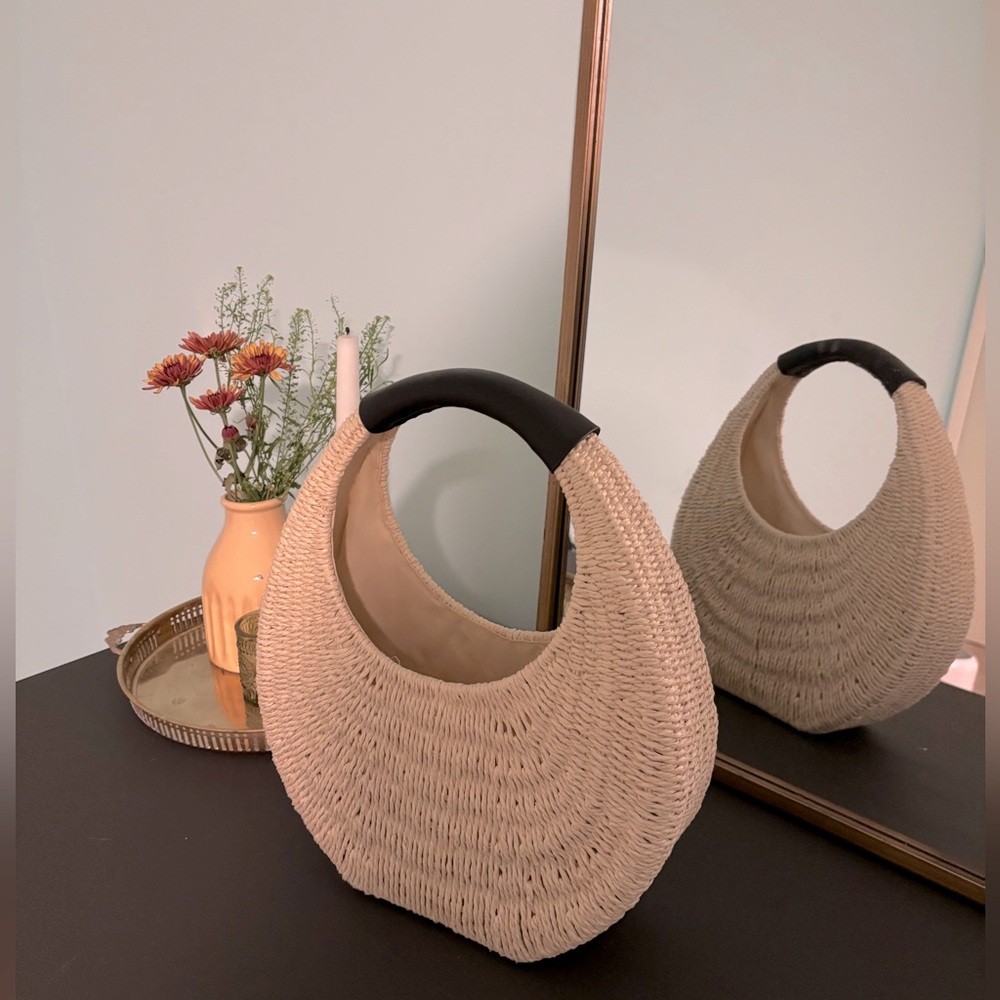 A New Day Wicker Purse